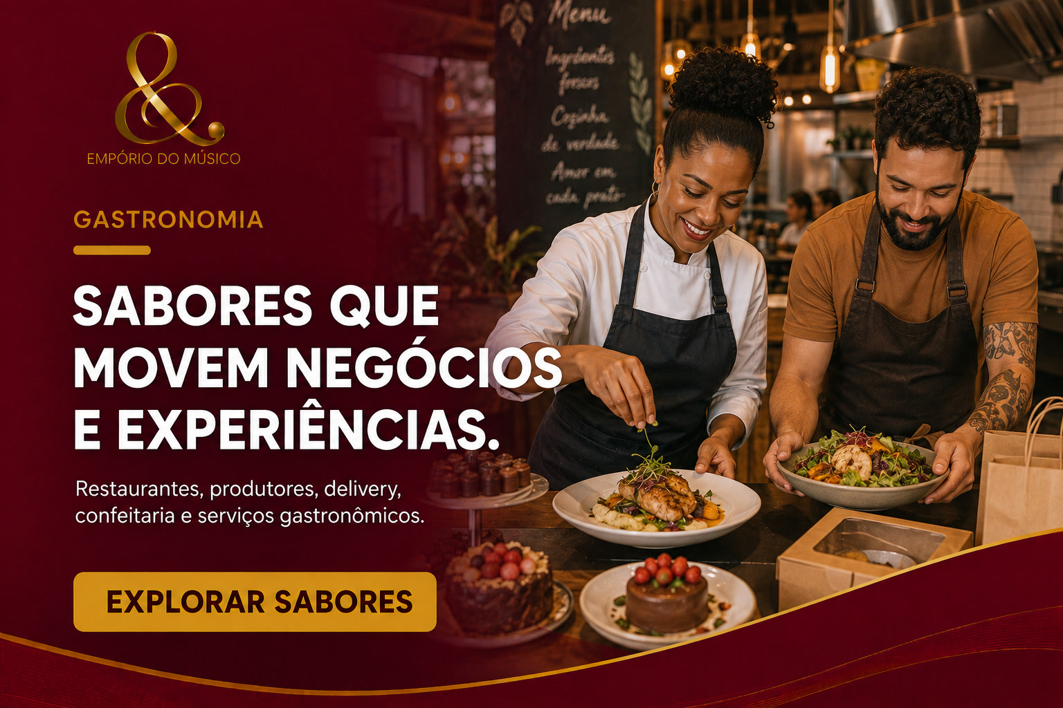 Gastronomia — Sabores que movem negócios e experiências
