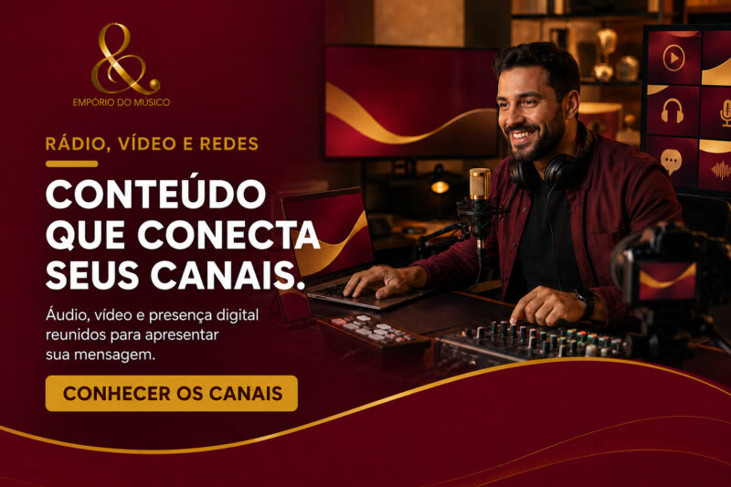 Rádio, Vídeo e Redes — Conteúdo que conecta seus canais